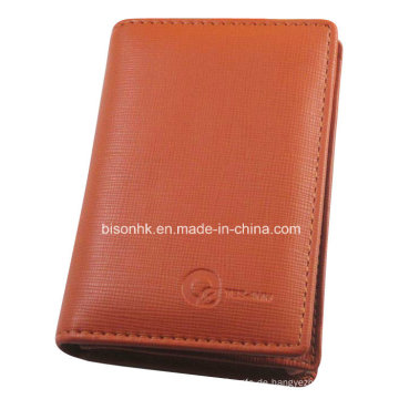 Brieftasche Art Visitenkartenhalter aus Leder (BS-Q-001)